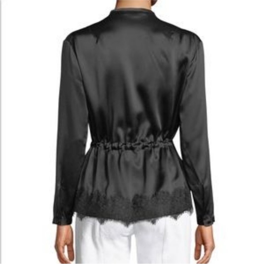 Rag & Bone Tomlin tie front silk blouse - Picture 2 of 8